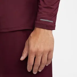 Nike Element Flash Dri-FIT 1/2-Zip Laufshirt Herren 681 night maroon/reflective silv M