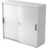 Hammerbacher OTTO Office Line III Schiebetürenschrank 120 x 110 x 40 cm weiß