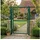 Songmics Gartentor 106 x 125 cm Grün/Stahl