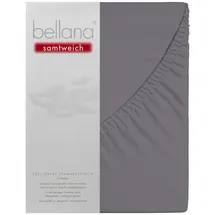 bellana jersey Spannbettlaken Jersey 90 x 100 - 100 x 120 cm grau