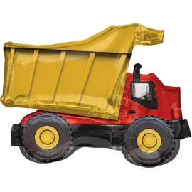 amscan® Folienballon SuperShape Kipplaster 81 x 63 cm mehrfarbig