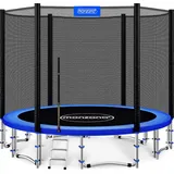 monzana Trampolin 427 cm inkl. Sicherheitsnetz Blau