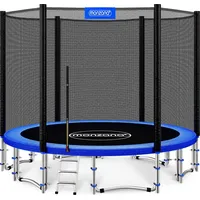 monzana Trampolin 427 cm inkl. Sicherheitsnetz Blau