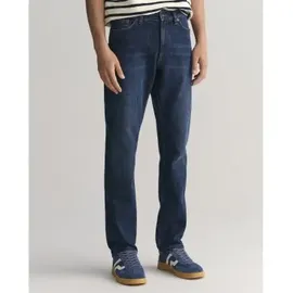 GANT Slim Fit Jeans Dark Blue Worn In 38 32