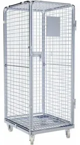 HMH rolltainer® Stahlbehälter ADB 1600 ME 710 x 800 mm 5-seitig 1 Tür Cr 3
