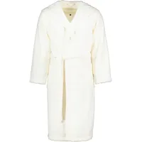 Vossen Unisex-Bademantel Lynn Kapuze Microfaser-Velours, Kapuze, 50% Baumwolle, 50% Polyester beige S