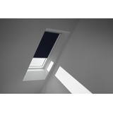 VELUX Dachfensterrollo DKL CK06 1100 uni dunkelblau/weiß