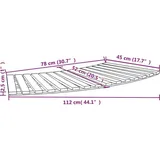 vidaXL Whirlpool-Umrandung Grau Poly Rattan und Massivholz Akazie