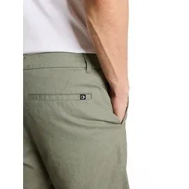 Tom Tailor DENIM Herren TTRELAXED Chino Shorts mit Leinenanteil, grün, Uni, Gr. L
