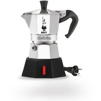 Bialetti Moka Elettrika 2 Tassen Silber/Schwarz