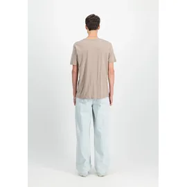 Alpha Industries BASIC T SMALL LOGO beige S