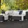 ECD Germany WPC Terrassenfliesen Anthrazit 30 x 30 cm 44 St.