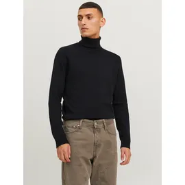 JACK & JONES Emil Knit Rollkragenpullover Black 2XL
