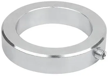 STELLRING DIN705, FORM:E GEWINDESTIFT MIT 6-KANT 42X63, B=18, STAHL VERZINKT, BLAU-PASSIVIERT