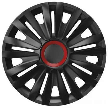 Radkappen Versaco Royal Red Ring / Schwarz - 14