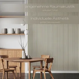 HEXIM Akustikpaneel AP01 Weiß 6 St. 278 x 60 cm