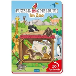 Trötsch Puzzlebuch Spielbuch Im Zoo