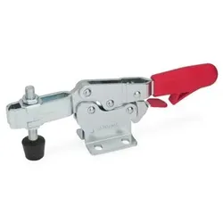 820.3-355-MLC Schnellspanner, Spannhebel horizontal, mit Verriegelung, mit waagrechtem Fuß