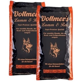 Vollmers Hund Lamm & Reis 2 x 15 kg