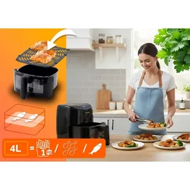 Berdsen Heißluftfritteuse 4L Bd-658 schwarz