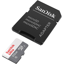 SanDisk Ultra microSDHC/microSDXC UHS-I + SD-Adapter 512 GB