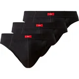 S.Oliver Slip, aus Baumwolle, einfarbig Schwarz 2XL