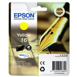 EPSON Inkjetpatrone Nr. 16 yellow C13T16244012 3,1ml