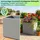 ethick Quadratischer Blumentopf 47 x 47 x 39 cm Beton-Grau