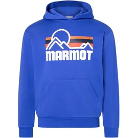 Marmot Hoodie Blau M