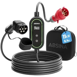 ABSINA mobile Wallbox, Mode 2, 16 A, 11 kW, CEE
