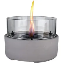 Kleining Tischfeuer BREEZE 18 Edelstahl 20 x 18 x 18 cm grau