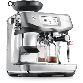 Sage SES881BSS4FEU1 the Barista TouchTM Impress Espressomaschine Gebürstetes Edelstahlgrau