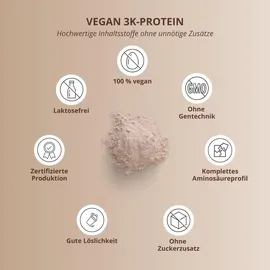 Nutri + Vegan 3K Protein Schoko-Brownie Pulver 1000 g