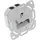 InLine Cat.6A Anschlussdose AP/UP 2x RJ45 Buchse RAL9010 weiß waagrecht