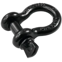 Safetex Schäkel 16mm schwarz mit Schraubbolzen