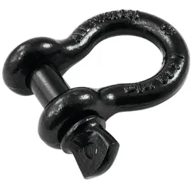 Safetex Schäkel 16mm schwarz mit Schraubbolzen