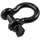 Safetex Schäkel 16mm schwarz mit Schraubbolzen
