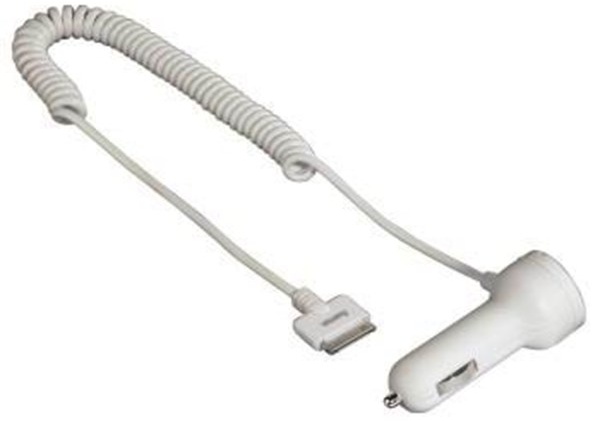 Car Charging Cable for Apple iPhone 3G/3G S/4/4S and iPod MFI