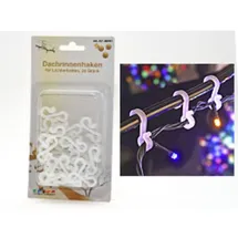 Humbert & Brandt GmbH Haken für Lichterketten Kunststoff ca. 4 cm Weiß