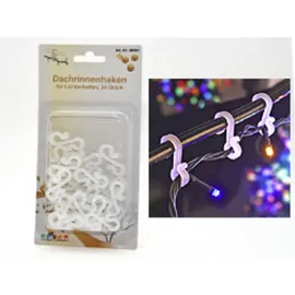 Humbert & Brandt GmbH Haken für Lichterketten Kunststoff ca. 4 cm Weiß
