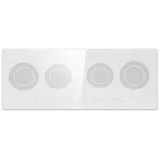 Klarstein Induktions-Kochfeld CP14-Mstrzone-90SR-W CP14-Mstrzone-90SR-W, Kochfelder Induktion Hob Gas Hob 4 Zonen weiß