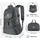 luxuskollektion Ultraleichter Faltbarer 20L Rucksack Grau