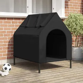 vidaXL Hundehütte Hellgrau Oxford-Gewebe Und Stahl