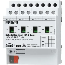JUNG KNX Schaltaktor 2304.16 REGCHM