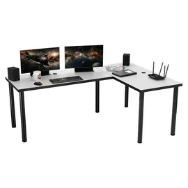 Möbelsystem Eckschreibtisch Gamingtisch Weiß