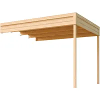 Weka Anbaudach für Batu 2 naturbelassen 300 x 250
