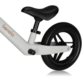 lionelo Toni von 18 Monaten bis 30 kg, PU-Gummi-Räder 25 cm, Fußstütze, Verstellbarer Sitz und Lenker, Rutschfester Griff, leicht 2,3 kg, Klingel