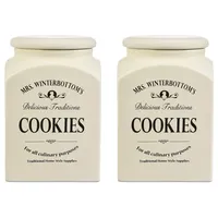 BUTLERS Keksdose beige 15 x 23 x 15 cm 3 l 2-teiliges Set