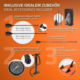 ECD Germany SUP Board Makani 320 x 80 x 15 cm orange