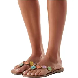 LAZAMANI Pantolette für Damen bunt, Größe 37 EU